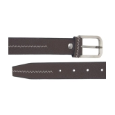 Zacharias Boys Synthetic Leather Belt for kids (Pack of 1) (kb-20_Black) (6-10 Years) - None