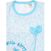 NammaBaby - Blue Cotton Blend Baby Girl Frock ( Pack of 1 ) - None