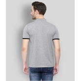 Glito - Grey Cotton Blend Regular Fit Mens T-Shirt ( Pack of 1 ) - None