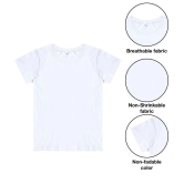 Diaz - White Cotton Blend Boys Holi T-Shirt  ( Pack of 1 ) - None