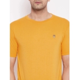 Lycos - Cotton Regular Fit Mustard Mens T-Shirt ( Pack of 1 ) - None