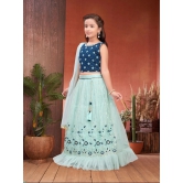 Aarika Navy Blue Georgette Girls Lehenga Choli Set ( Pack of 1 ) - None