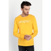 Men's Full Sleeve Yellow T-Shirt