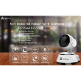 2MP Wi-Fi Ip 360° Auto Tracking Live Monitoring Two-way Audio Alarm Indoor Security Camera  (4 Channel)