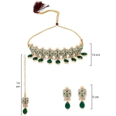 Sukkhi Green Alloy Necklace Set ( Pack of 1 ) - Green