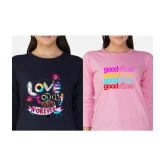 CHOZI - Multi Color Cotton Regular Fit Womens T-Shirt ( Pack of 2 ) - None