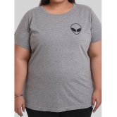 Neo Garments - Grey Cotton Regular Fit Womens T-Shirt ( Pack of 1 ) - None