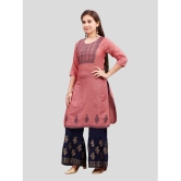 Aarika Pink Cotton Girls Kurta and Sharara Set ( Pack of 1 ) - None