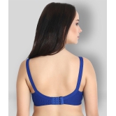 KYODO - Blue Cotton Blend Non Padded Women's Everyday Bra ( Pack of 1 ) - 44B