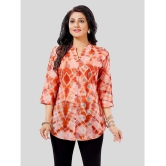 Meher Impex - Pink Silk Womens Shirt Style Top ( Pack of 1 ) - None