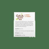 Gaia Green Tea  Lemon  Honey- 25 Tea Bags-Gaia Green Tea + Lemon & Honey- 25 Tea Bags