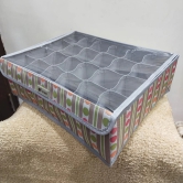 Undergarments organizer/foldable storage box with Lid-Grey