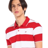 Ruggers - Cotton Blend Regular Fit Red Men's Polo T Shirt ( Pack of 1 ) - None