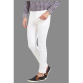 HALOGEN - White Denim Skinny Fit Mens Jeans ( Pack of 1 ) - None