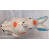 Vintage Hand-Painted Ceramic Rabbit Figurine