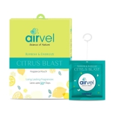 Airvel Citrus Blast Air Freshener Pouches For Amazing Fragrance For Bathroom- Pack of 1 (6Pcs)