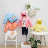 Unisex Cute Paws Jacket-White / 4-5 Years / 100