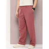 Dillinger Light Pink Fleece Mens Trackpants ( Pack of 1 ) - None