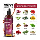 Dravida Organics Red Onion Oil for Controls Hair Fall and Hair Growth 100 mL Pack of 3