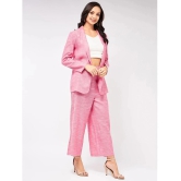 Zima Leto Womens Chambray Long Blazer And Pant Set - None