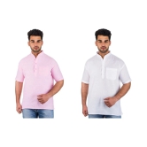 DESHBANDHU DBK Multi 100 Percent Cotton Kurta Pack of 2 - None