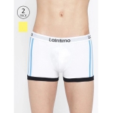 La Intimo Pack of 2 Cotton Mens Trunks ( Multicolor ) - None