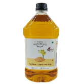 Farm Naturelle 100% Pure Natural Virgin Cold Pressed Yellow Mustard Seed Cooking Oil. (2 LTR)