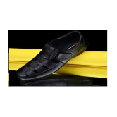 KATENIA Black Leather Sandals - None