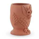 Tisser Clay Pen Stand Owl