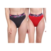 IC4 Cotton Lycra Bikini Panties - Pack of 2 - XL