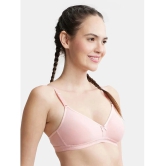 Jockey 1581 Wirefree Non Padded Super Combed Cotton Beginners Bra - Blush Pink - None