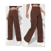 Highwaist Brown Cargo-30