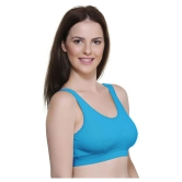 TCG Cotton Lycra Air Bra - Green - 32