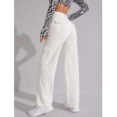 High Waist White Cargo-34