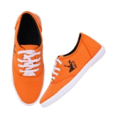 Kzaara Sneakers Orange Casual Shoes - 10