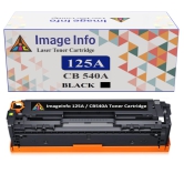 ImageInfo 540A Black Toner Cartridge for HP 125A / CB540A Compatible-BLACK