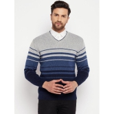 Lycos - Navy Acrylic Men's Pullover Sweater ( Pack of 1 ) - None