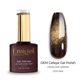 Emigel - Gem Cateye UV Gel Polish - 004 - Hemlock Green