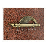 JaipurCrafts Gold Brass Key Holder - Pack of 1