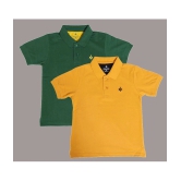 NEUVIN - Multi Color Cotton Blend Boys Polo T-Shirt ( Pack of 2 ) - None