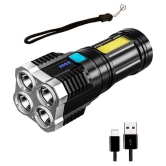 Bhavyta - 20W Rechargeable Flashlight Torch ( Pack of 1 )