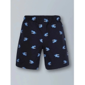 PLUM TREE - Navy Cotton Boys Shorts ( Pack of 2 ) - None