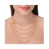 Bhagya Lakshmi - Gold Alloy Necklace ( Pack of 1 ) - Gold