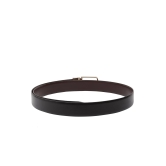 Men''s Vegan Leather Reversible Belt-40 / VEGAN PU / Black