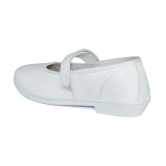 Ajanta - White Girls School Shoes ( 1 Pair ) - None