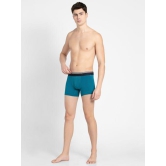 Mens Super Combed Cotton Elastane Stretch Solid Trunk with Ultrasoft Waistband - Celestial