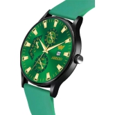 Abrexo Green Silicon Analog Mens Watch