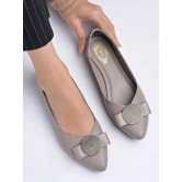 Stylestry Gray Womens Casual Ballerinas - None