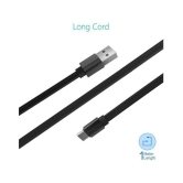 Portronics Type C Cable Black - 1 Meter - Black