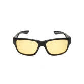 Yellow Square Sunglasses for Men